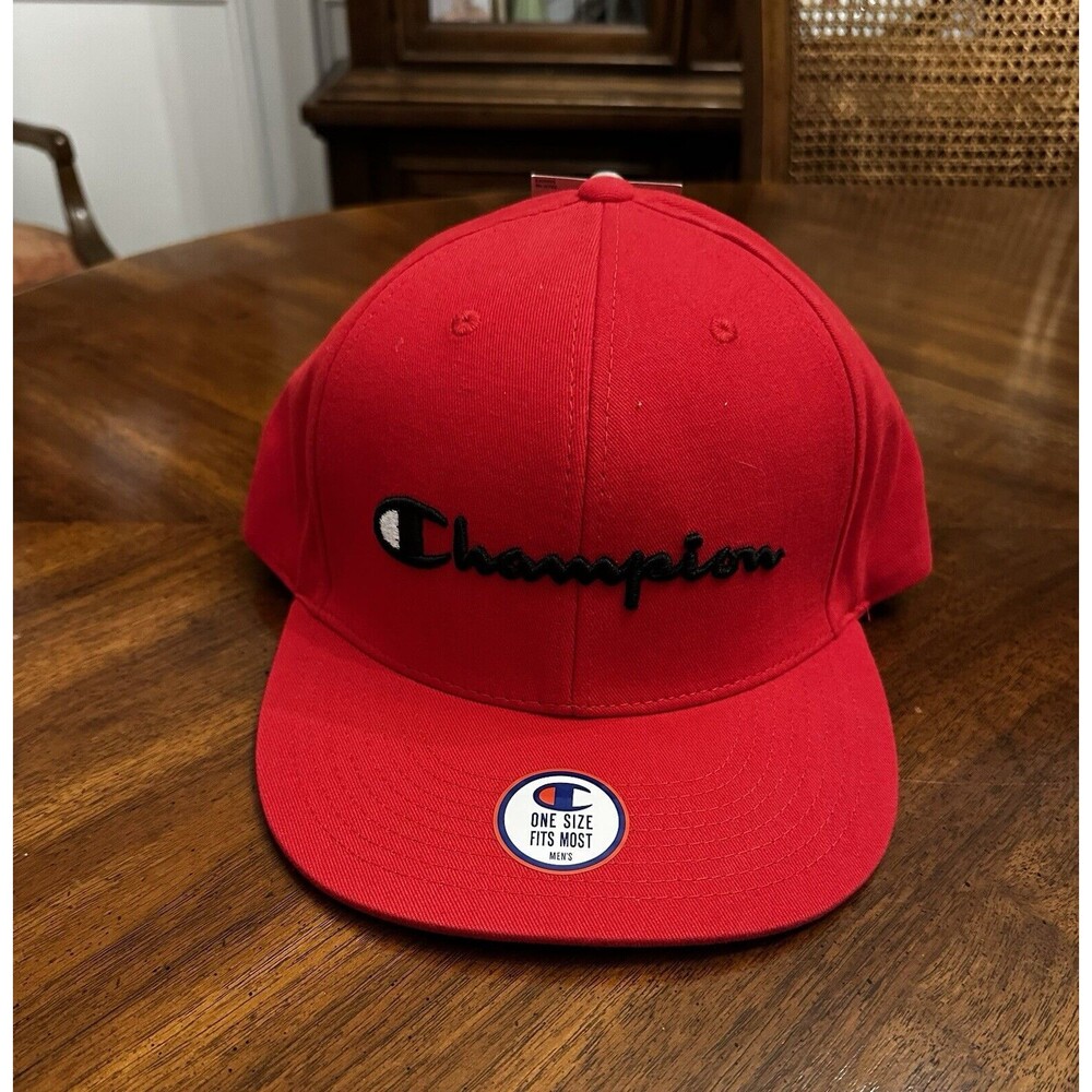 NEW Red Champion Athletic Wear SnapBack Baseball Hat